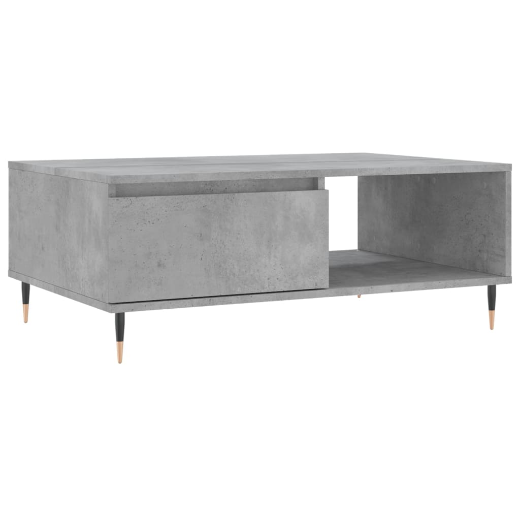 vidaXL Coffee Table Concrete Grey 90x60x35 cm Engineered Wood 2