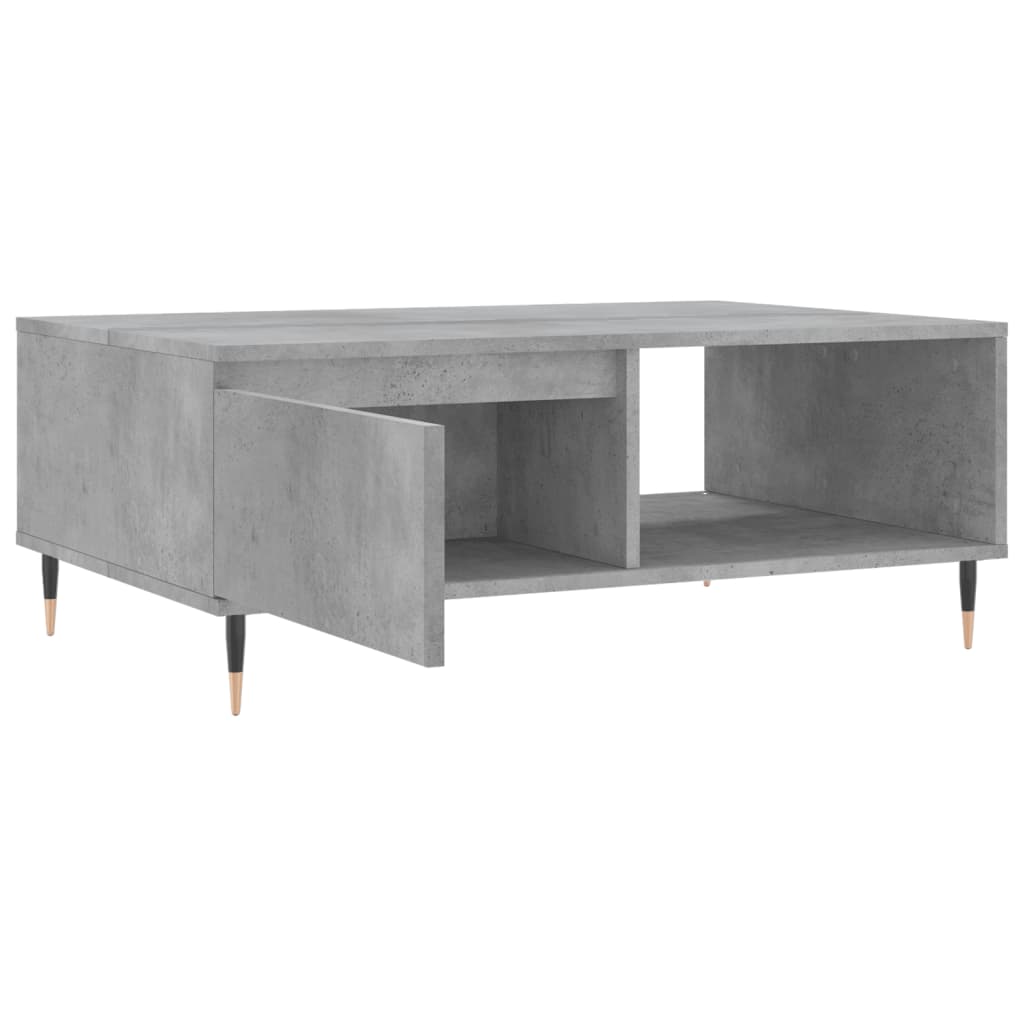 vidaXL Coffee Table Concrete Grey 90x60x35 cm Engineered Wood 6