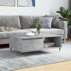 vidaXL Coffee Table Concrete Grey 90x60x35 cm Engineered Wood 1