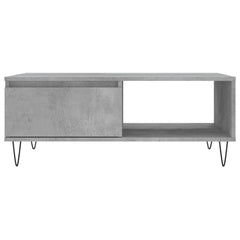 vidaXL Coffee Table Concrete Grey 90x60x35 cm Engineered Wood 5
