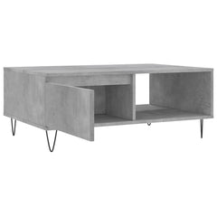 vidaXL Coffee Table Concrete Grey 90x60x35 cm Engineered Wood 6