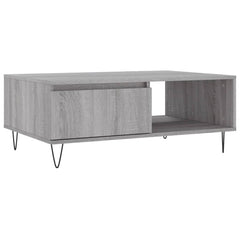 vidaXL Coffee Table Grey Sonoma 90x60x35 cm Engineered Wood 2