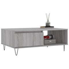 vidaXL Coffee Table Grey Sonoma 90x60x35 cm Engineered Wood 3