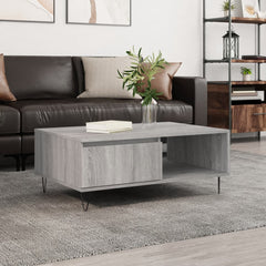 vidaXL Coffee Table Grey Sonoma 90x60x35 cm Engineered Wood 1