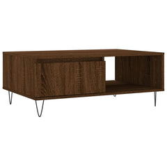 vidaXL Coffee Table Brown Oak 90x60x35 cm Engineered Wood 2