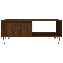 vidaXL Coffee Table Brown Oak 90x60x35 cm Engineered Wood 5