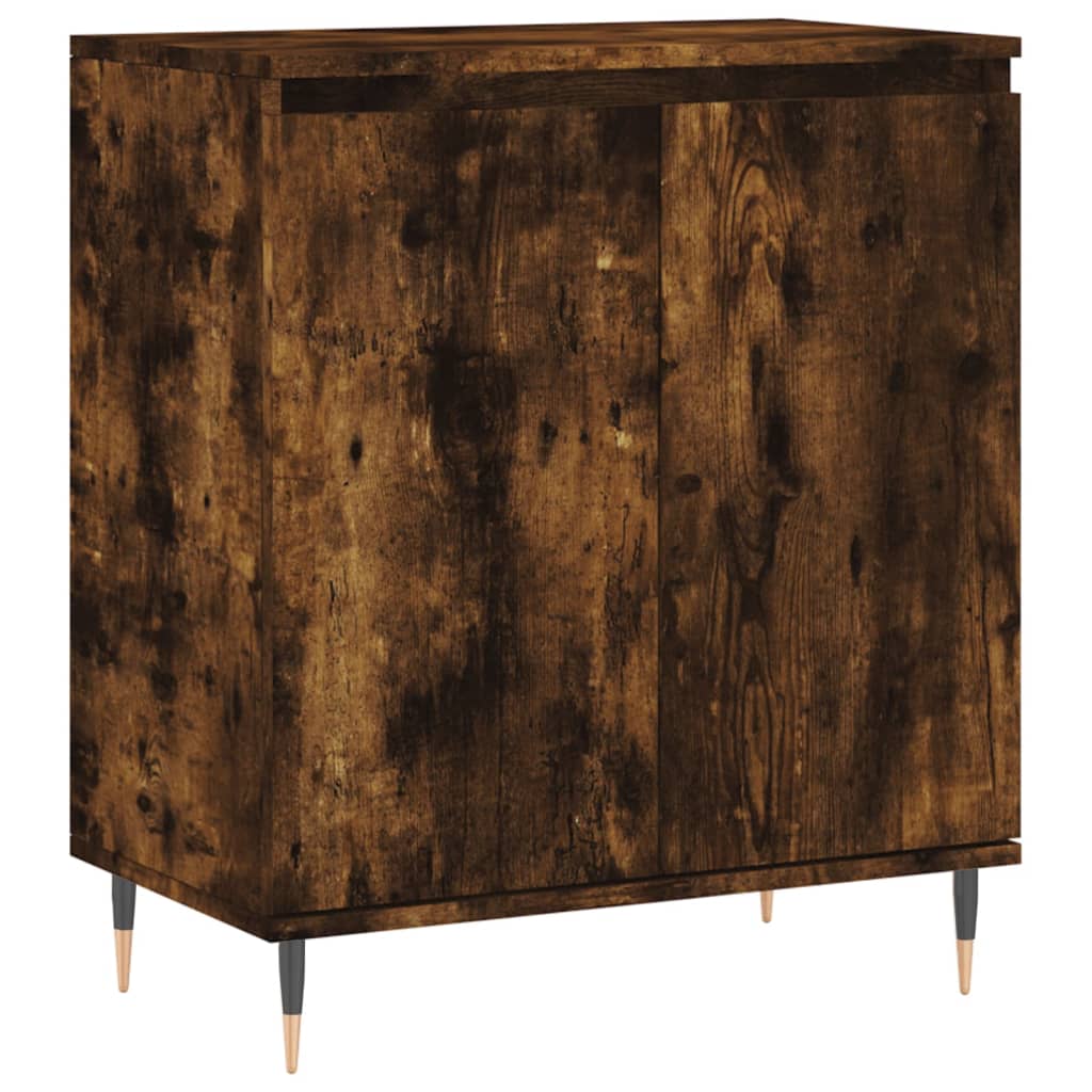 vidaXL Sideboard Smoked Oak 60x35x70 cm Engineered Wood 2