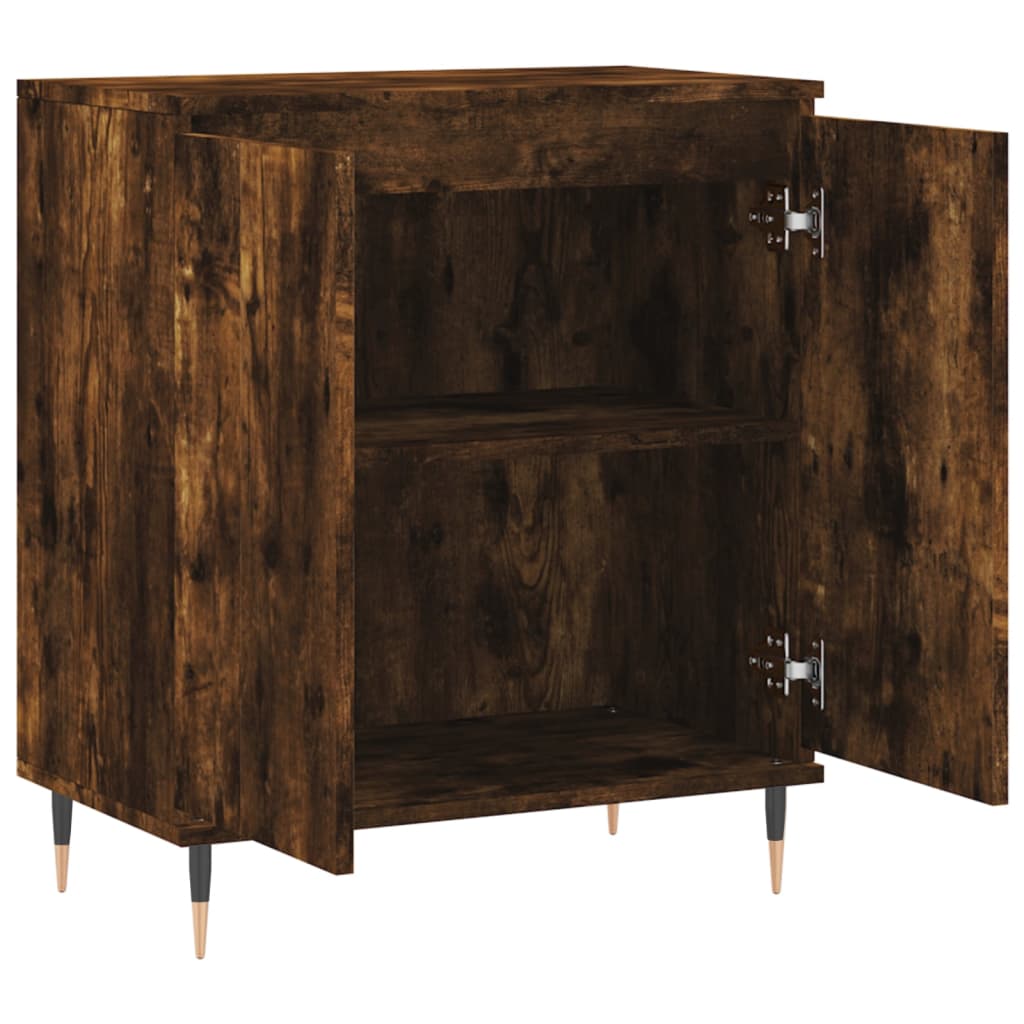 vidaXL Sideboard Smoked Oak 60x35x70 cm Engineered Wood 6