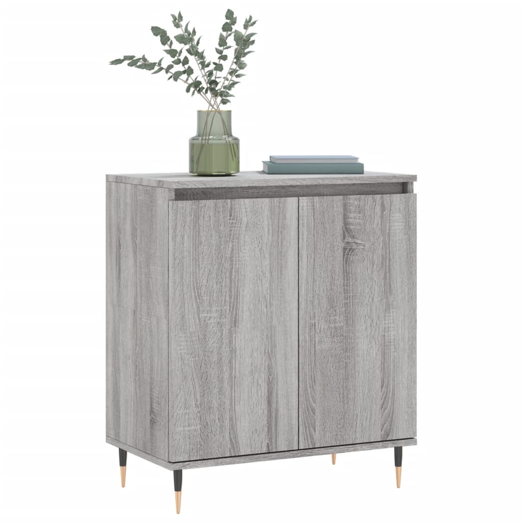 vidaXL Sideboard Grey Sonoma 60x35x70 cm Engineered Wood 3