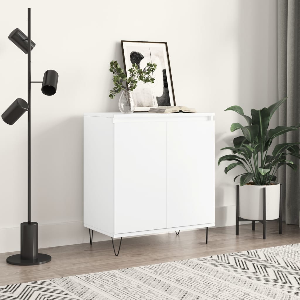 Sideboard 60x35x70 cm Engineered Wood White