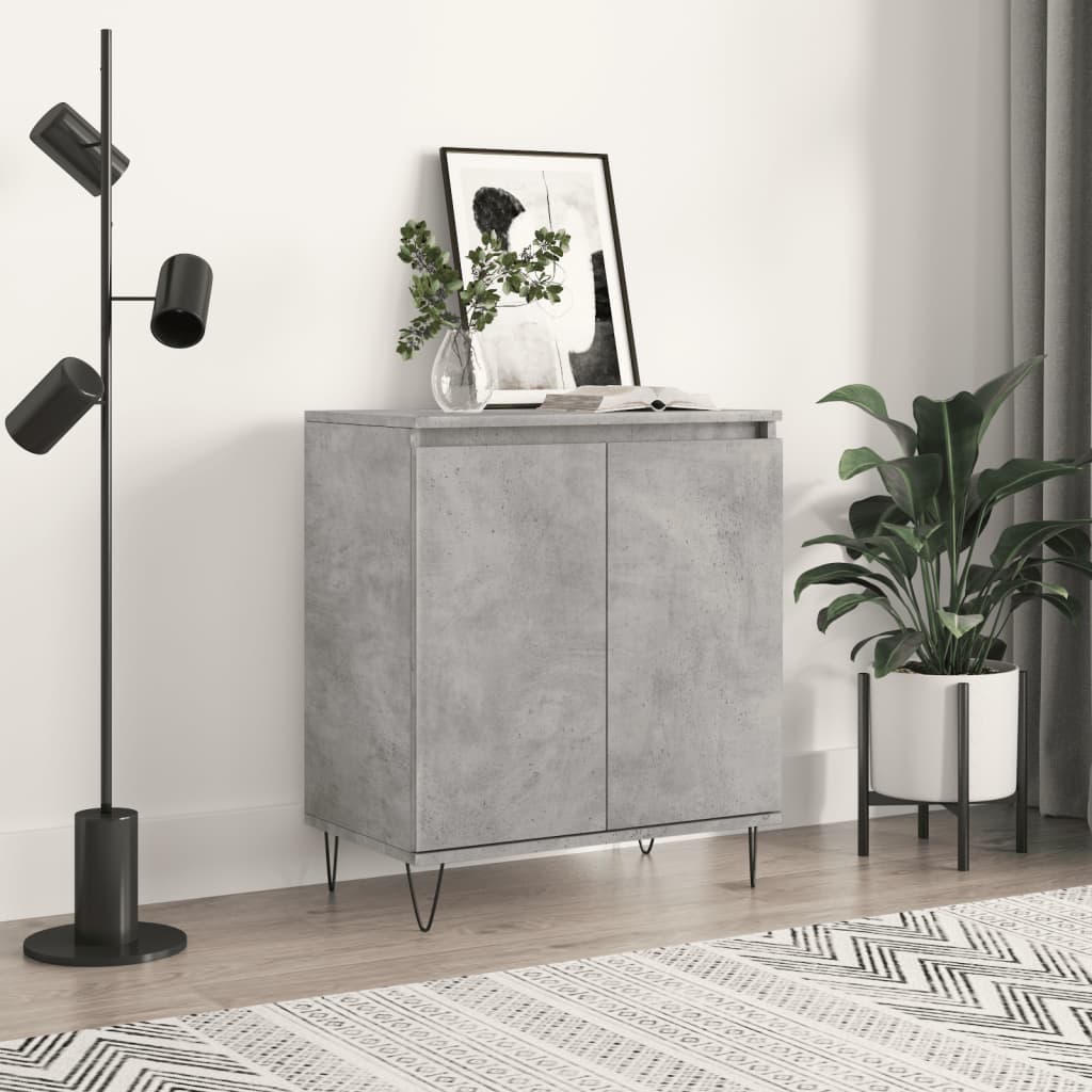 Sideboard 60x35x70 cm Engineered Wood Concrete grey
