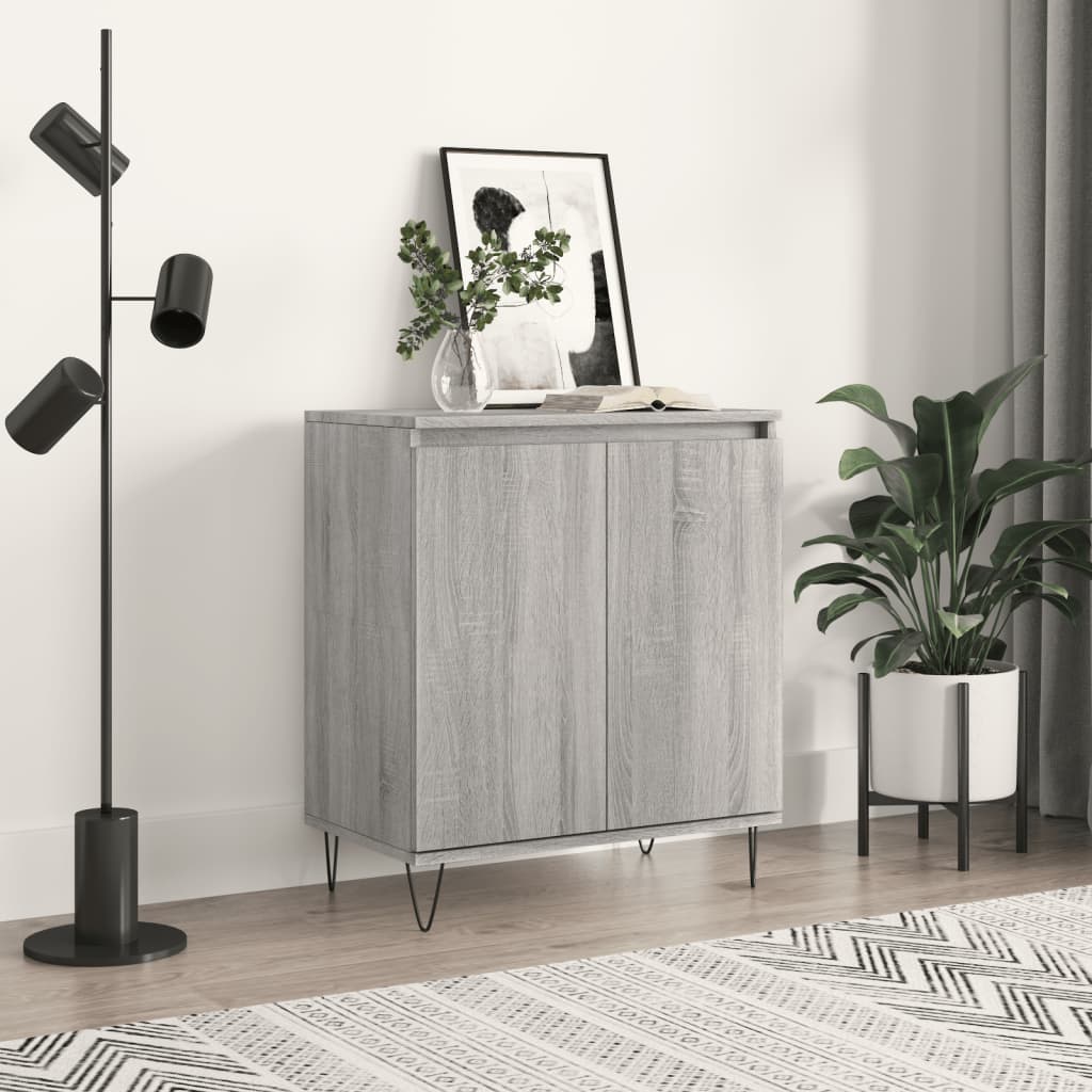Sideboard 60x35x70 cm Engineered Wood Grey sonoma