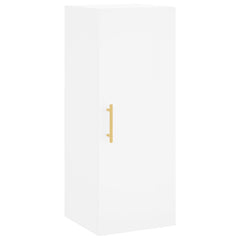 vidaXL Wall Mounted Cabinet White 34.5x34x90 cm 2