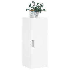 vidaXL Wall Mounted Cabinet White 34.5x34x90 cm 4