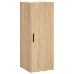 vidaXL Wall Mounted Cabinet Sonoma Oak 34.5x34x90 cm 2