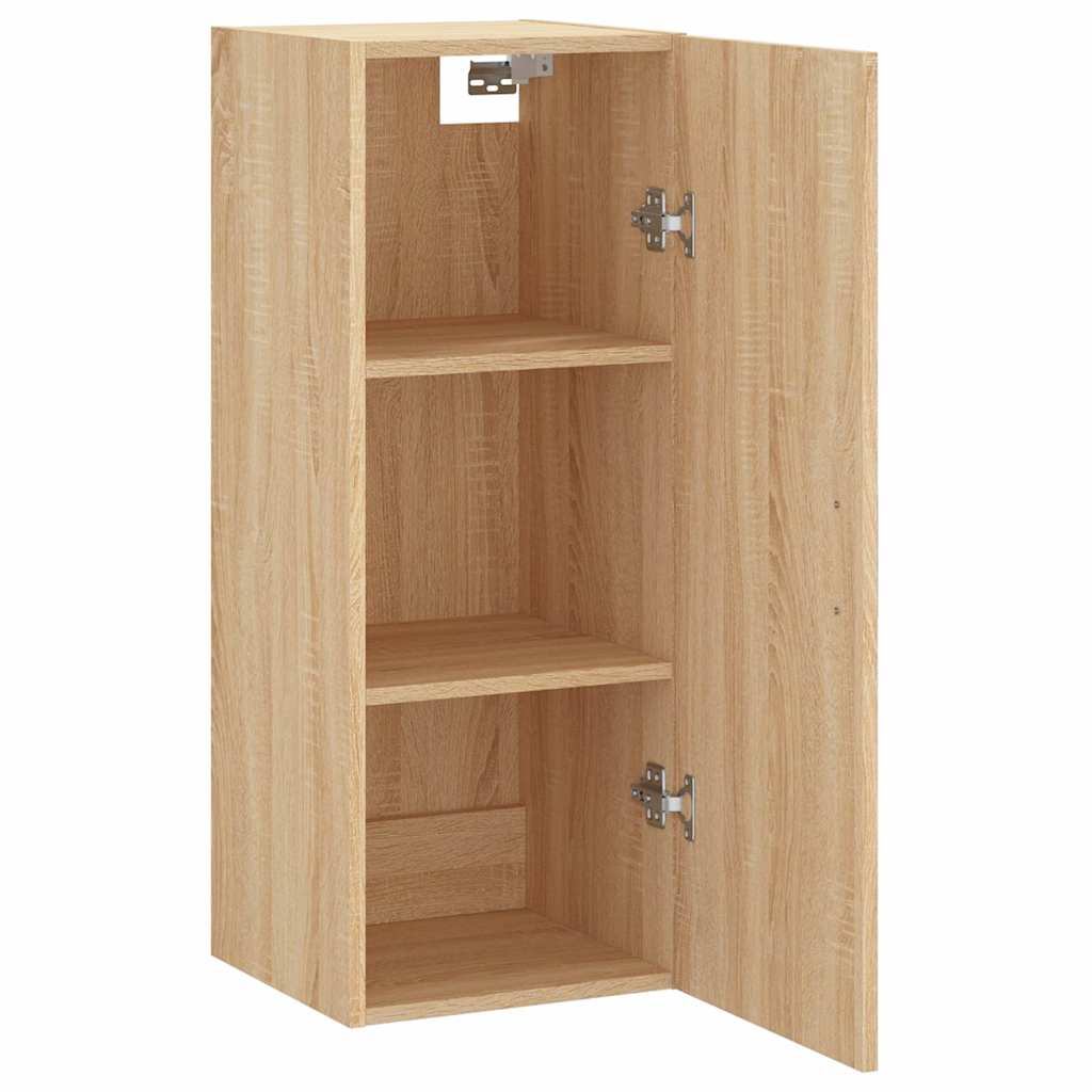 vidaXL Wall Mounted Cabinet Sonoma Oak 34.5x34x90 cm 6