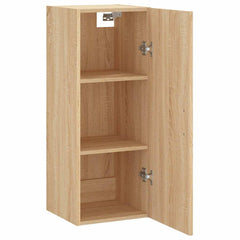vidaXL Wall Mounted Cabinet Sonoma Oak 34.5x34x90 cm 6