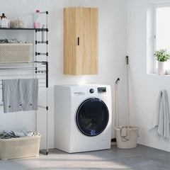 vidaXL Wall Mounted Cabinet Sonoma Oak 34.5x34x90 cm 1