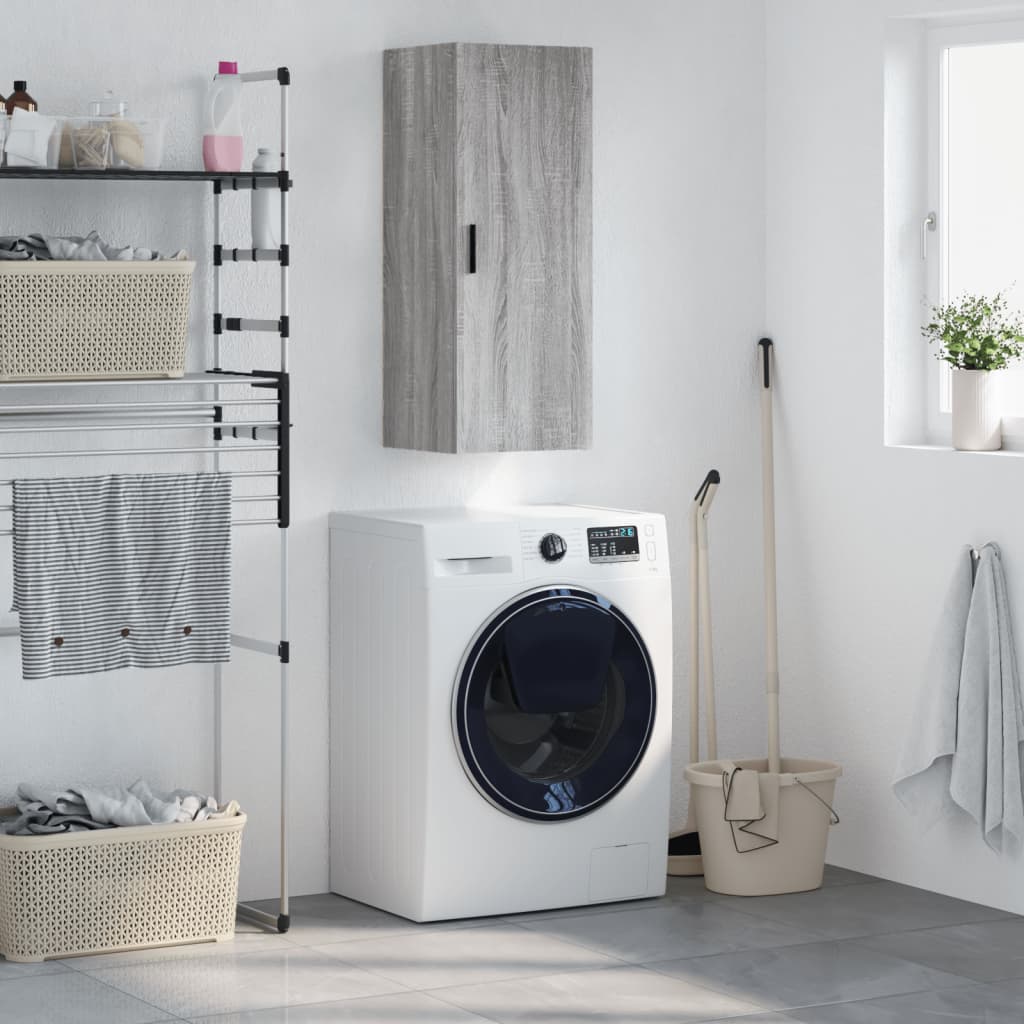 vidaXL Wall Mounted Cabinet 34.5x34x90 cm