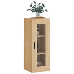 vidaXL Wall Mounted Cabinet Sonoma Oak 34.5x34x90 cm 4