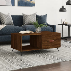 vidaXL Coffee Table Brown Oak 90x50x40 cm Engineered Wood 1