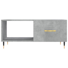 vidaXL Coffee Table Concrete Grey 90x50x40 cm Engineered Wood 5