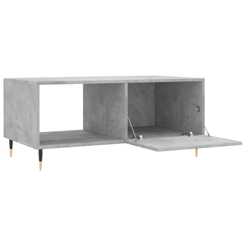 vidaXL Coffee Table Concrete Grey 90x50x40 cm Engineered Wood 6