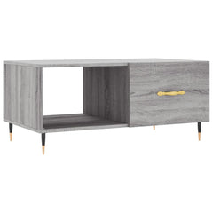 vidaXL Coffee Table Grey Sonoma 90x50x40 cm Engineered Wood 2