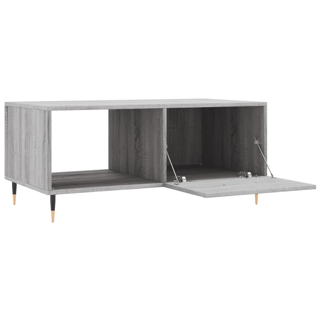 vidaXL Coffee Table Grey Sonoma 90x50x40 cm Engineered Wood 6