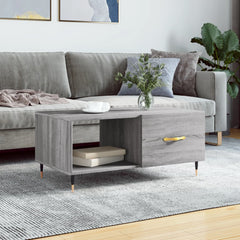 vidaXL Coffee Table Grey Sonoma 90x50x40 cm Engineered Wood 1