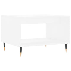 vidaXL Coffee Table White 60x50x40 cm Engineered Wood 2