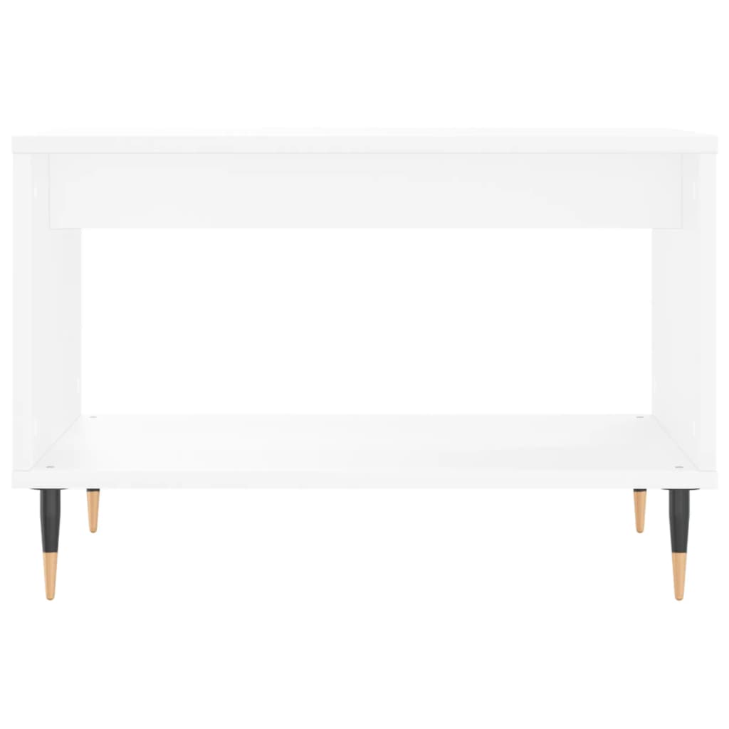 vidaXL Coffee Table White 60x50x40 cm Engineered Wood 4