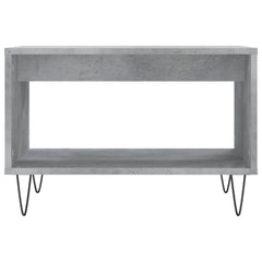 vidaXL Coffee Table Concrete Grey 60x50x40 cm Engineered Wood 4