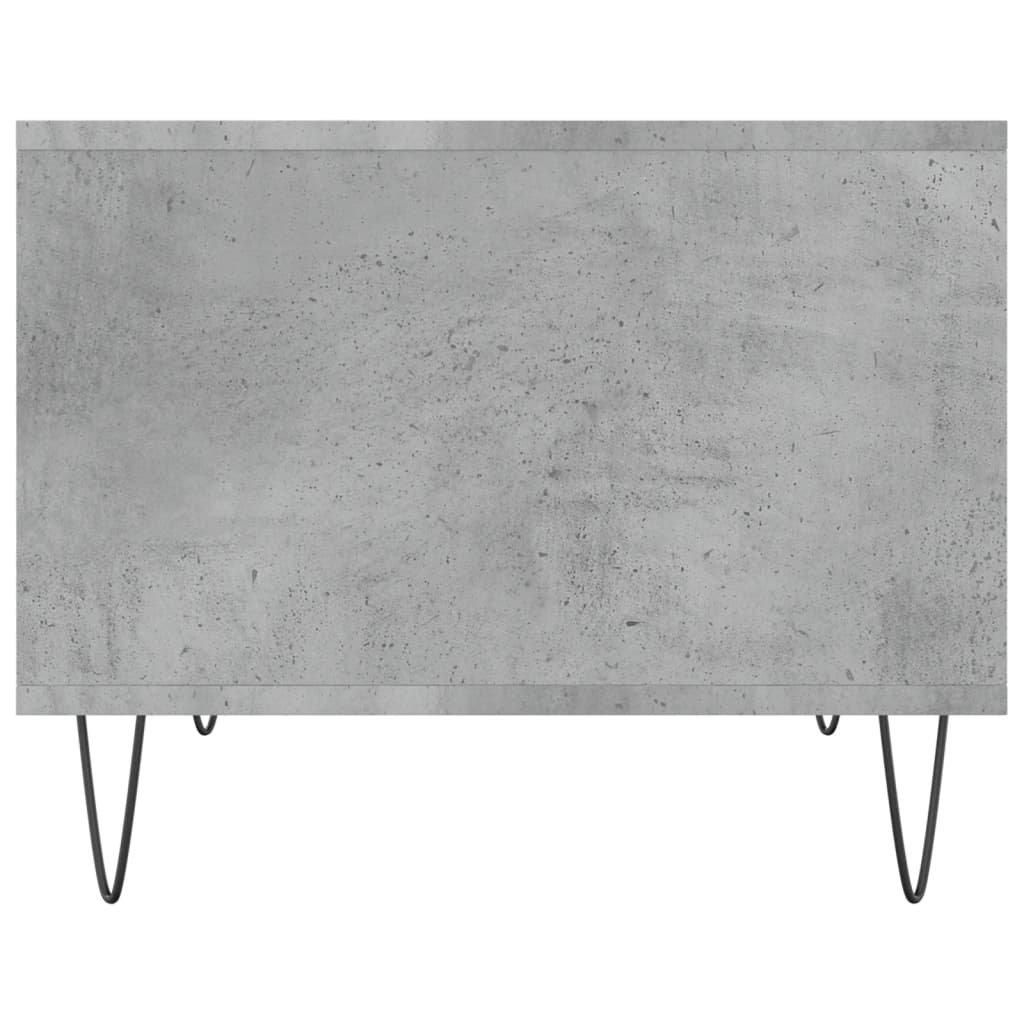 vidaXL Coffee Table Concrete Grey 60x50x40 cm Engineered Wood 5