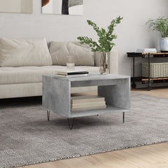 vidaXL Coffee Table Concrete Grey 60x50x40 cm Engineered Wood 1