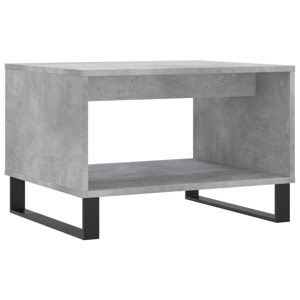 vidaXL Coffee Table Concrete Grey 60x50x40 cm Engineered Wood 6