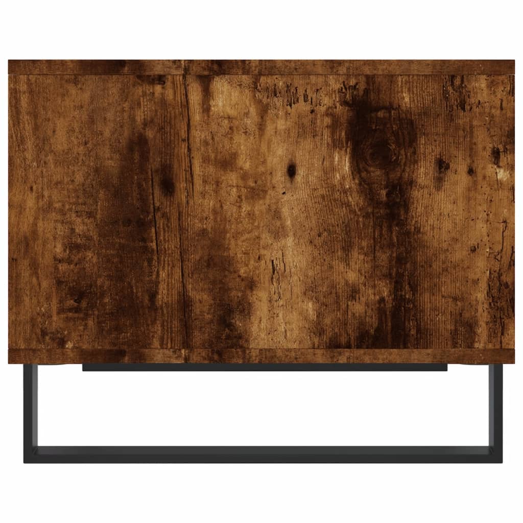 vidaXL Coffee Table Smoked Oak 60x50x40 cm Engineered Wood 5