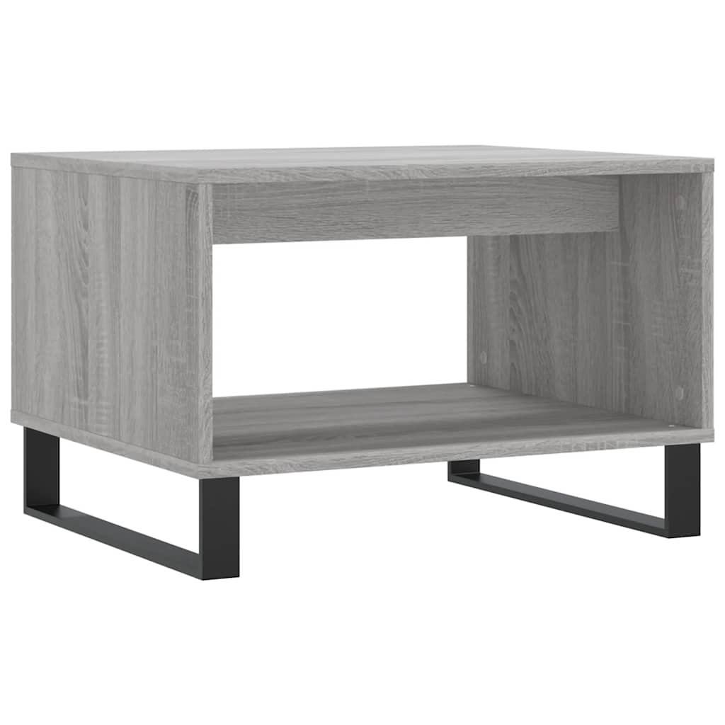 vidaXL Coffee Table Grey Sonoma 60x50x40 cm Engineered Wood 2