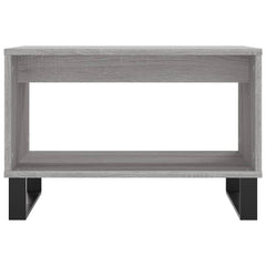 vidaXL Coffee Table Grey Sonoma 60x50x40 cm Engineered Wood 4