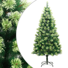 vidaXL Artificial Hinged Christmas Tree with Stand 150 cm 1