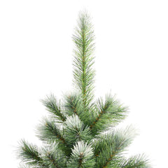 Artificial Hinged Christmas Tree with Flocked Snow 150 LEDs 150 cm Basic