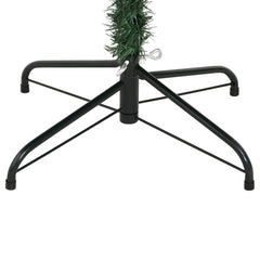 vidaXL Artificial Hinged Christmas Tree with Flocked Snow 150 cm 6