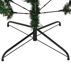 vidaXL Artificial Hinged Christmas Tree with Stand 150 cm 6