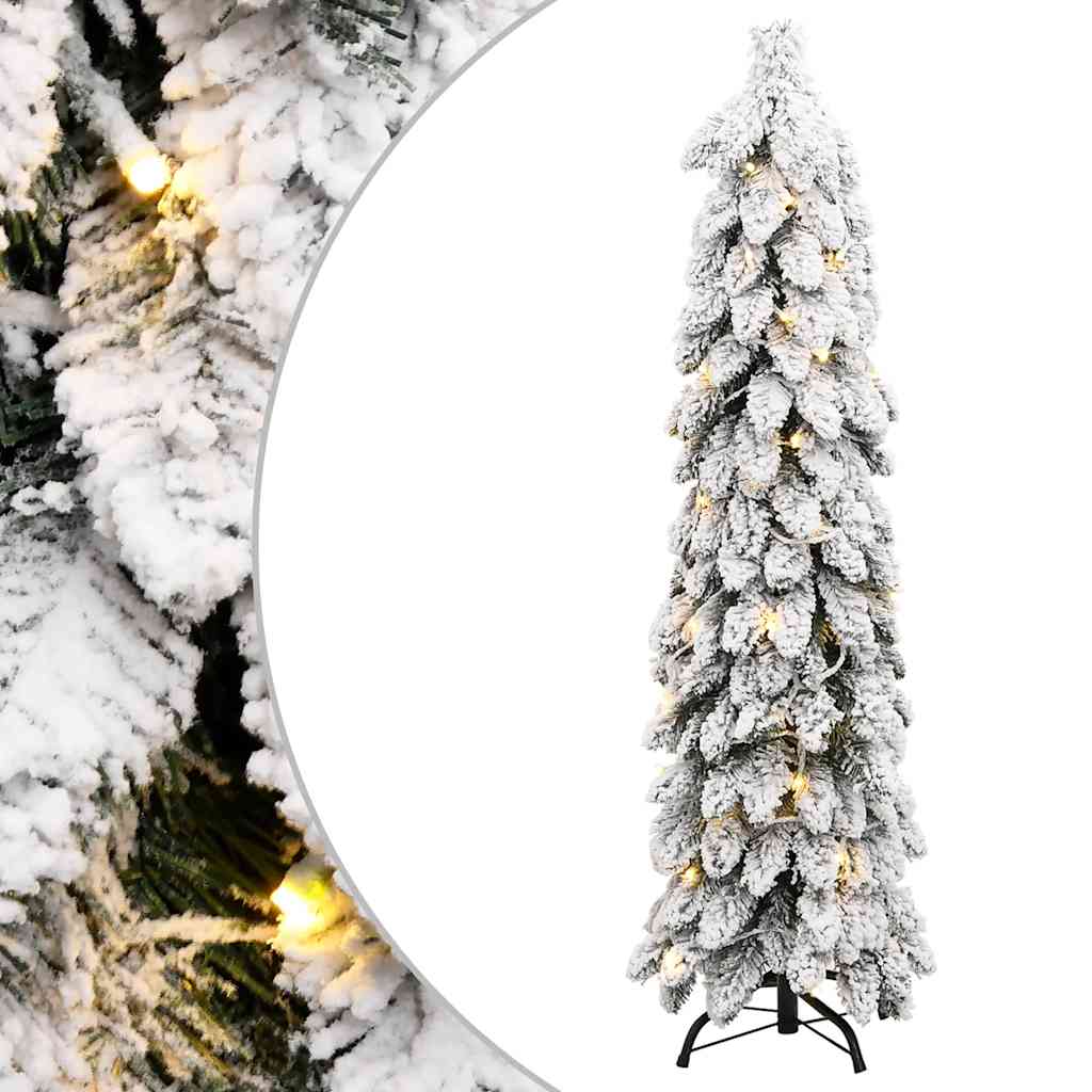 Artificial Pre-lit Christmas Tree with 45 LEDs White 150 cm