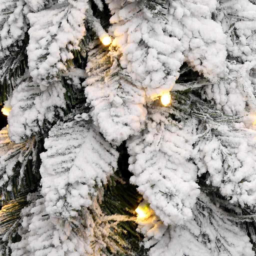 Artificial Pre-lit Christmas Tree with 45 LEDs White 150 cm