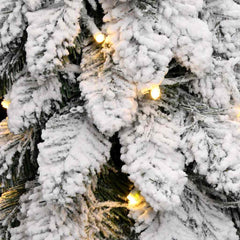 Artificial Pre-lit Christmas Tree with 45 LEDs White 150 cm