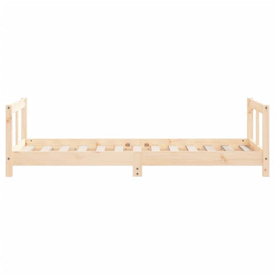 Kids Bed Frame 80x160 cm Solid Wood Pine