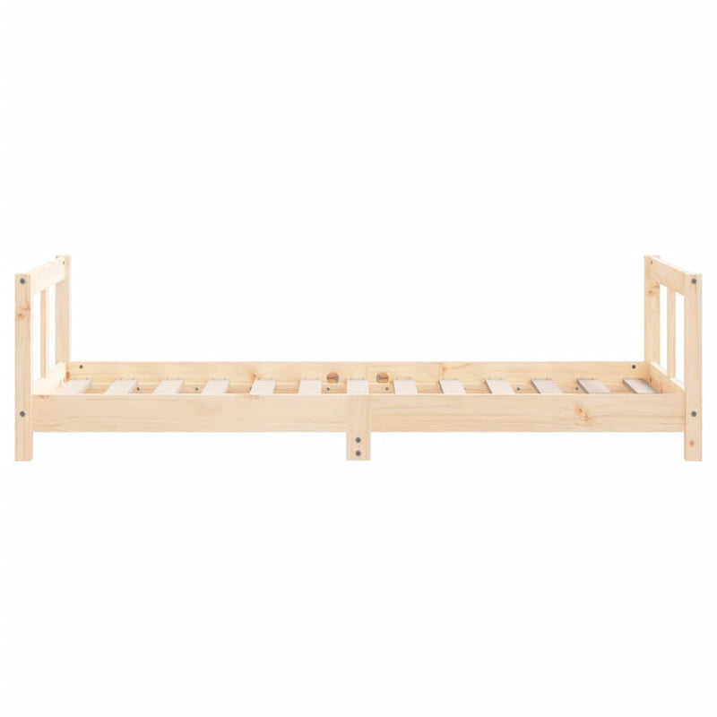 Kids Bed Frame 80x160 cm Solid Wood Pine