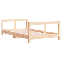 vidaXL Kids Bed Frame 80x160 cm Solid Wood Pine 6
