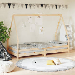 vidaXL Kids Bed Frame Solid Wood Pine